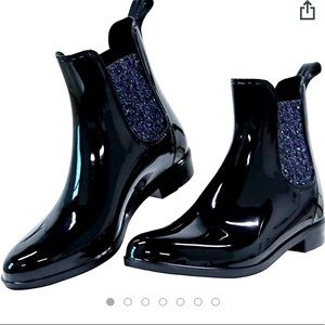 Short Ankle Rain Boots Lightweight Chelsea Boots